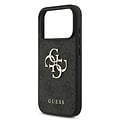 Guess Guess iPhone 17 Pro/iPhone 18 Pro Handyhülle 4G Perlenband Großes Metalllogo - Schwarz