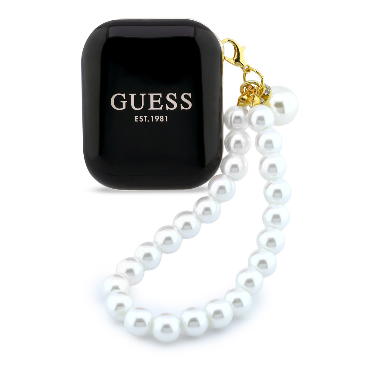 Guess Guess Bluetooth Earbuds - TWS - Pearl Strap - Zwart, foto 2 van 4