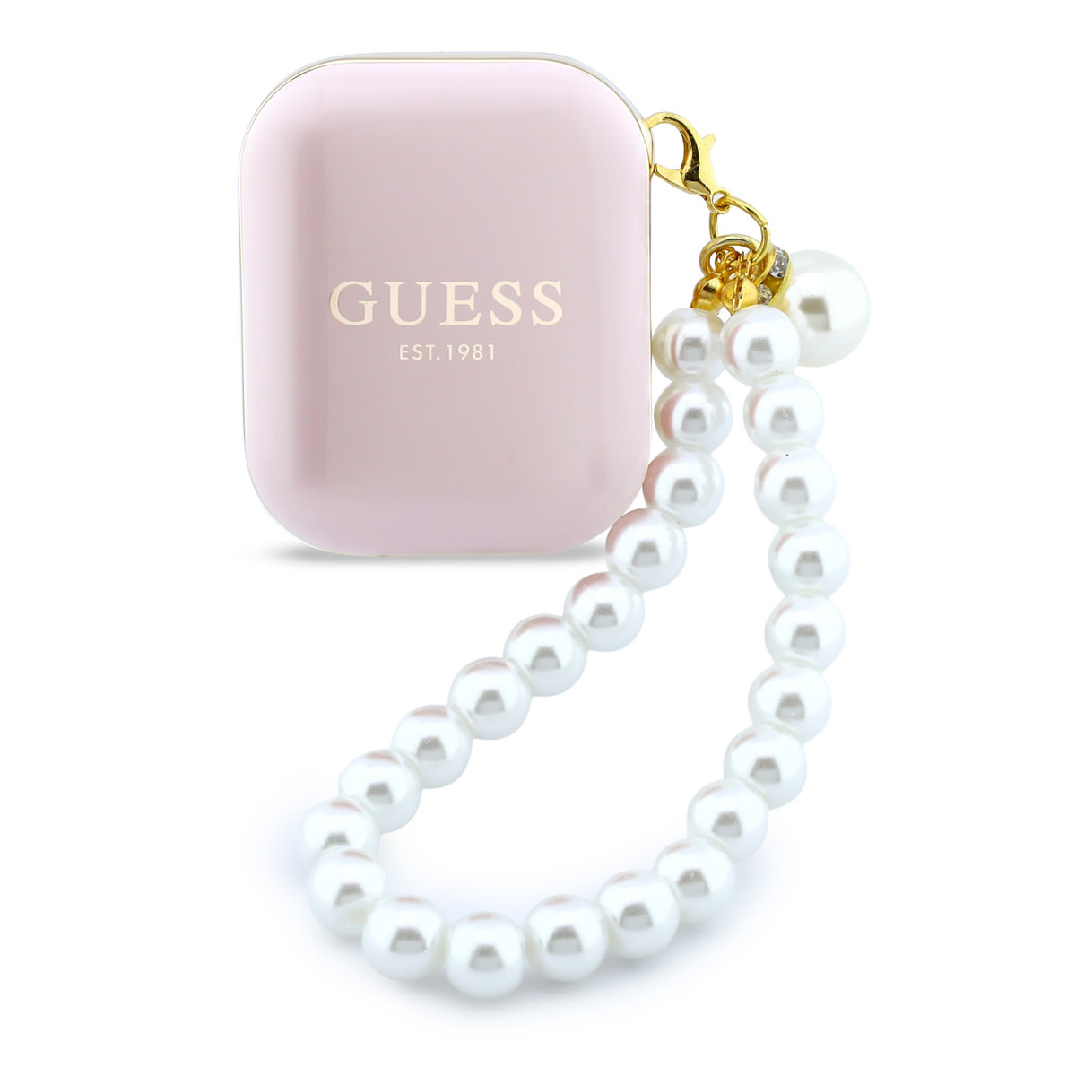 Guess Guess Bluetooth Earbuds - TWS - Pearl Strap - Roze, foto 2 van 4