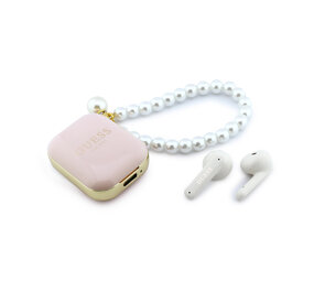 Guess Guess Bluetooth Earbuds - TWS - Pearl Strap - Rose