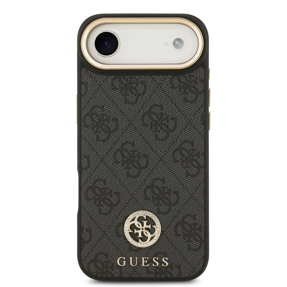 Guess Guess iPhone 17 Air Back cover coque - MagSafe - 4G Strass Logo - Noir Guess Guess iPhone 17 Air Back cover coque - MagSafe - 4G Strass Logo - Noir