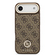 Guess Guess iPhone 17 Air Backcover hoesje - MagSafe - 4G Strass Logo - Bruin Guess Guess iPhone 17 Air Backcover hoesje - MagSafe - 4G Strass Logo - Bruin