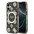 Guess iPhone 17 Back cover coque - MagSafe - Peony on 4G Background - Noir