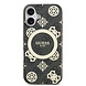 Guess Guess iPhone 17 Backcover hoesje - MagSafe - Peony on 4G Background - Zwart