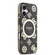 Guess Guess iPhone 17 Back-Cover hul - MagSafe - Peony on 4G Background - Schwarz Guess Guess iPhone 17 Back-Cover hul - MagSafe - Peony on 4G Background - Schwarz