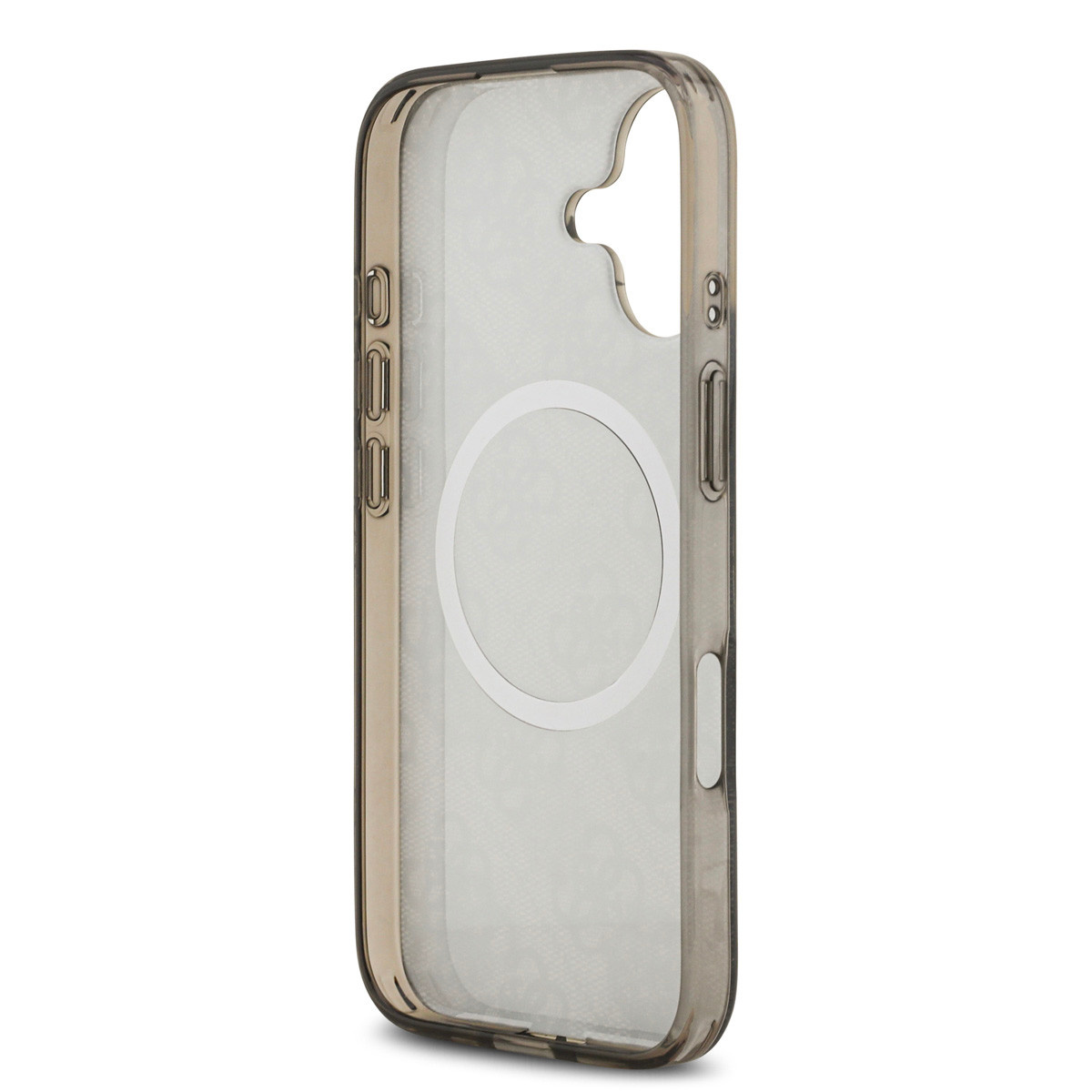 Guess Guess iPhone 17 Backcover hoesje - MagSafe - Peony on 4G Background - Zwart, foto 6 van 6