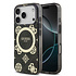 Guess iPhone 17 Pro Max Back cover coque - MagSafe - Peony on 4G Background - Noir
