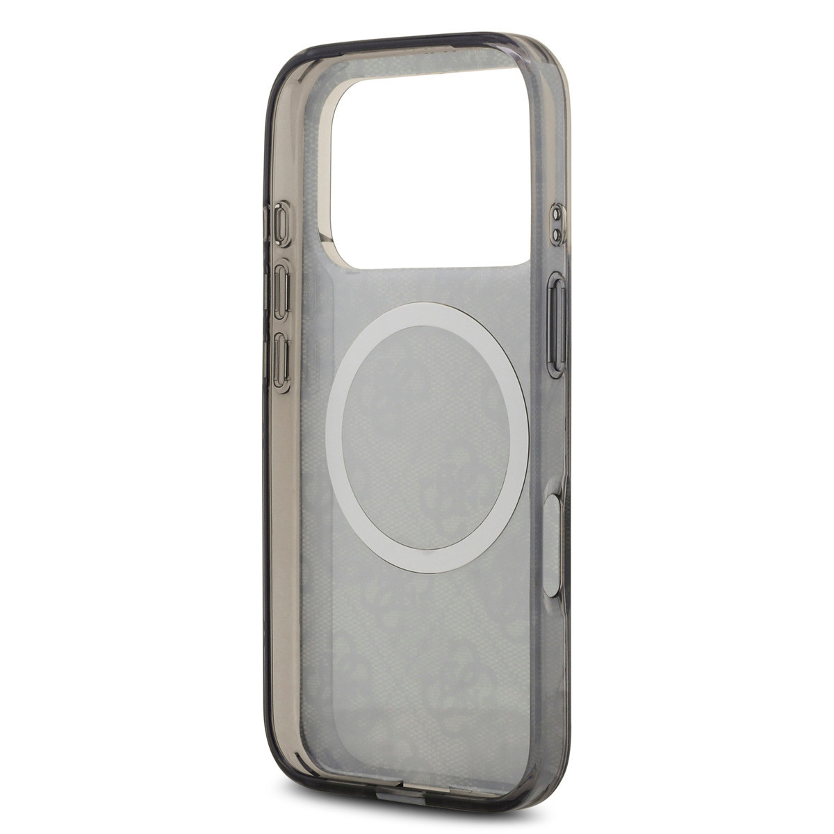 Guess Guess iPhone 17 Pro Max Backcover hoesje - MagSafe - Peony on 4G Background - Zwart, foto 6 van 6