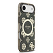 Guess Guess iPhone 17 Air Back cover case - MagSafe - Peony on 4G Background - Black
