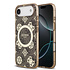 Guess iPhone 17 Air Back cover coque - MagSafe - Peony on 4G Background - Marron