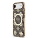 Guess Guess iPhone 17 Air Back cover coque - MagSafe - Peony on 4G Background - Marron