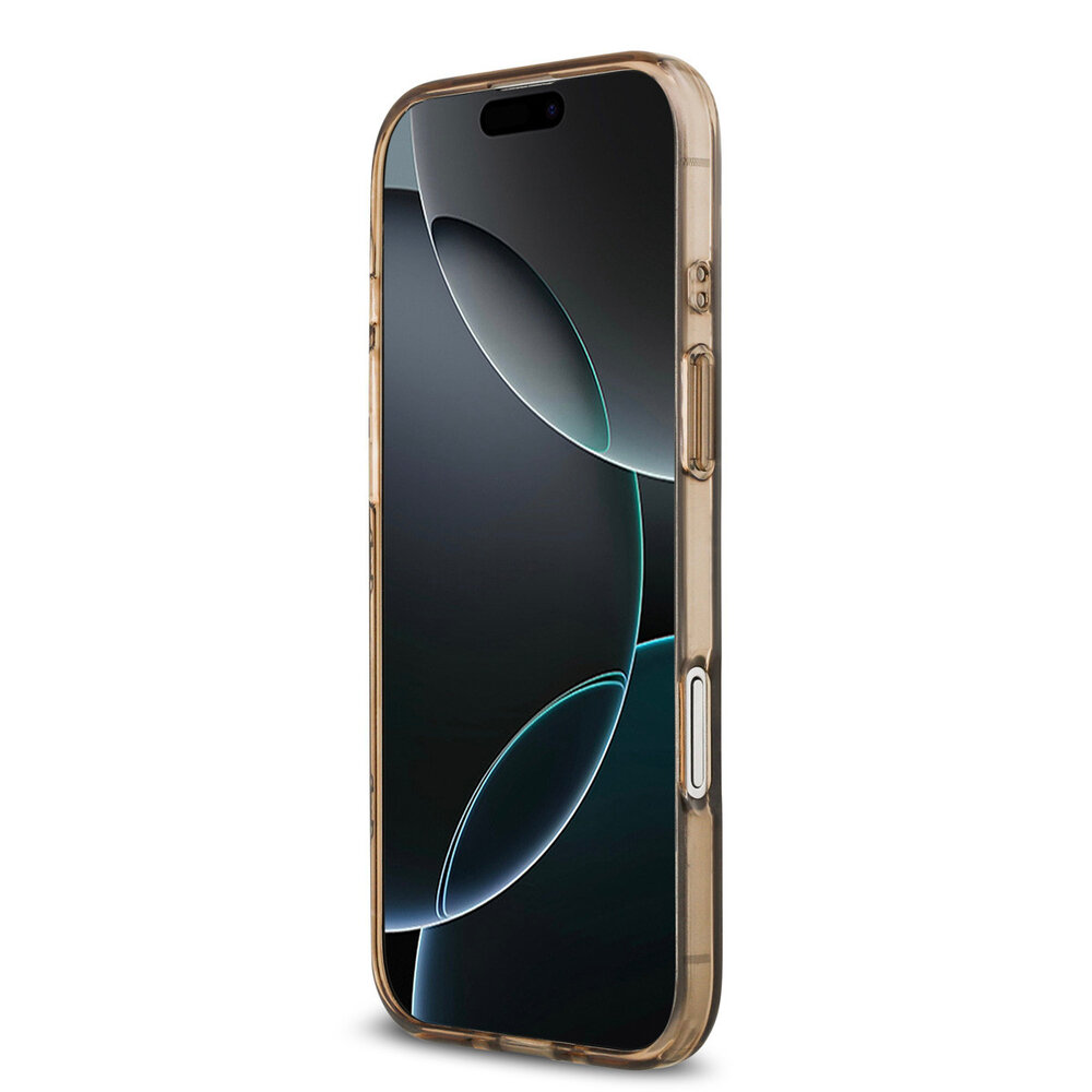 Guess Guess iPhone 17 Air Back-Cover hul - MagSafe - Peony on 4G Background - Braun