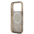 Guess Guess iPhone 17 Pro/iPhone 18 Pro Coque arrière MagSafe Motif pivoine sur fond 4G - Marron