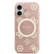 Guess Guess iPhone 17 Back-Cover hul - MagSafe - Peony on 4G Background - Rosa Guess Guess iPhone 17 Back-Cover hul - MagSafe - Peony on 4G Background - Rosa
