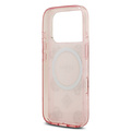 Guess Guess iPhone 17 Pro Max/iPhone 18 Pro Max Handyhülle MagSafe Pfingstrosenmotiv auf 4G-Hintergrund - Rosa