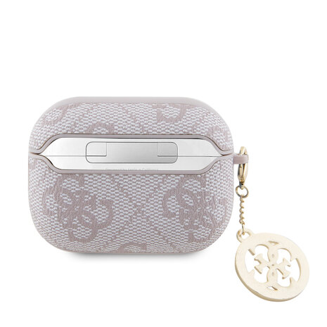 Guess Guess Airpods Pro & Pro 2 Case - 4G - Strass Charm - Pink