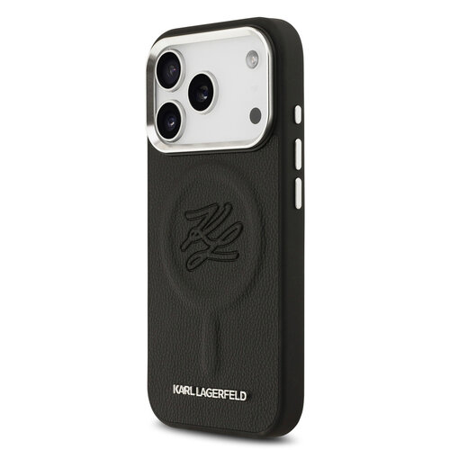 Karl Lagerfeld Karl Lagerfeld iPhone 17 Pro Max/iPhone 18 Pro Max Handyhülle MagSafe Initialen - Schwarz