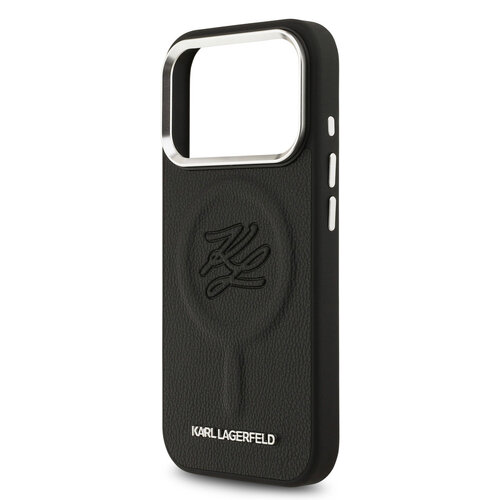 Karl Lagerfeld Karl Lagerfeld iPhone 17 Pro Max/iPhone 18 Pro Max Handyhülle MagSafe Initialen - Schwarz