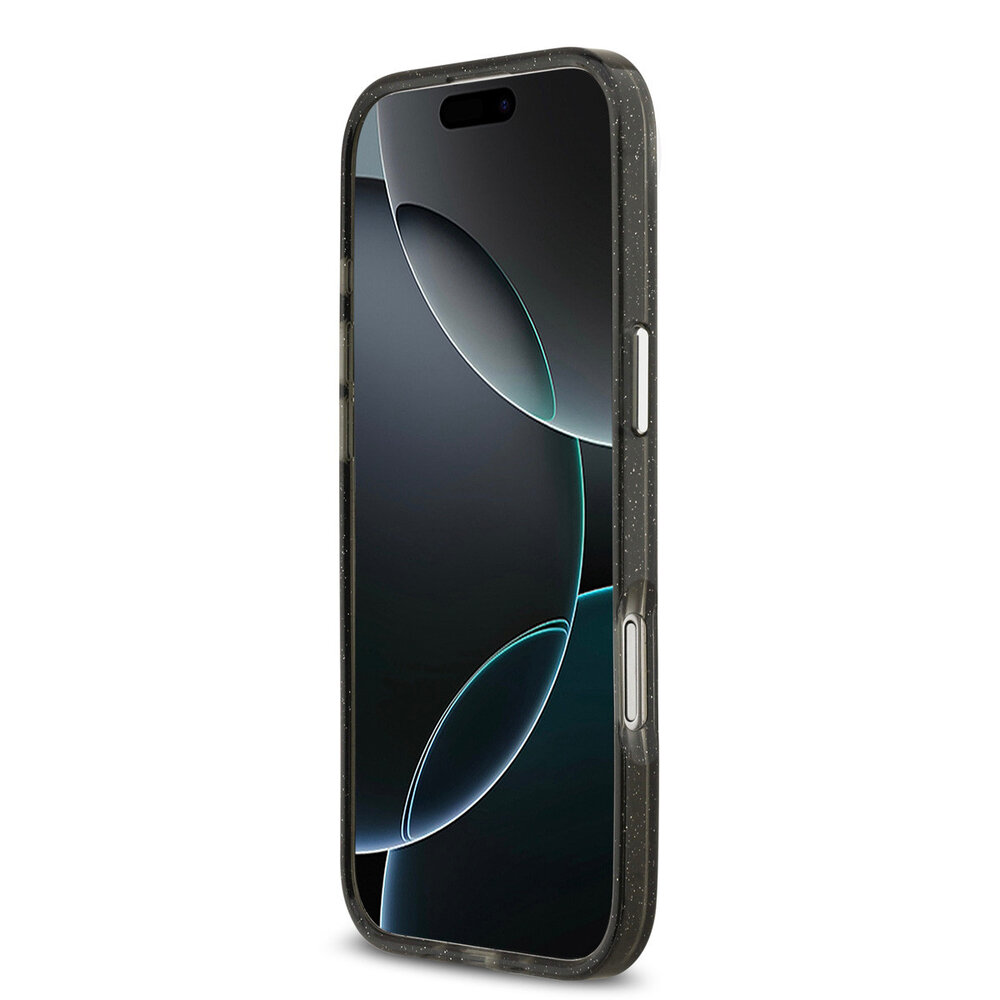 Karl Lagerfeld Karl Lagerfeld iPhone 17 Air Backcover hoesje - MagSafe - IML Glitter K&C Heads Logo - Zwart Karl Lagerfeld Karl Lagerfeld iPhone 17 Air Backcover hoesje - MagSafe - IML Glitter K&C Heads Logo - Zwart