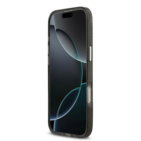 Karl Lagerfeld Karl Lagerfeld iPhone 17 Air Back cover case - MagSafe - IML Glitter K&C Heads Logo - Black Karl Lagerfeld Karl Lagerfeld iPhone 17 Air Back cover case - MagSafe - IML Glitter K&C Heads Logo - Black