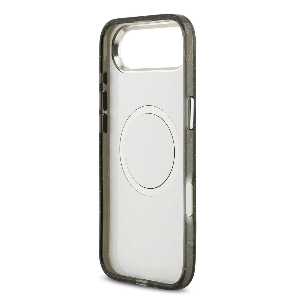 Karl Lagerfeld Karl Lagerfeld iPhone 17 Air Backcover hoesje - MagSafe - IML Glitter K&C Heads Logo - Zwart Karl Lagerfeld Karl Lagerfeld iPhone 17 Air Backcover hoesje - MagSafe - IML Glitter K&C Heads Logo - Zwart