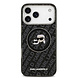 Karl Lagerfeld Karl Lagerfeld iPhone 17 Pro Max Back cover case - MagSafe - IML Glitter K&C Heads Logo - Black