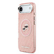 Karl Lagerfeld Karl Lagerfeld iPhone 17 Air Back cover case - MagSafe - IML Glitter K&C Heads Logo - Pink Karl Lagerfeld Karl Lagerfeld iPhone 17 Air Back cover case - MagSafe - IML Glitter K&C Heads Logo - Pink