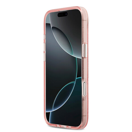 Karl Lagerfeld Karl Lagerfeld iPhone 17 Air Back cover case - MagSafe - IML Glitter K&C Heads Logo - Pink Karl Lagerfeld Karl Lagerfeld iPhone 17 Air Back cover case - MagSafe - IML Glitter K&C Heads Logo - Pink