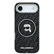 Karl Lagerfeld Karl Lagerfeld iPhone 17 Air Backcover hoesje - MagSafe - IML Karl Head Logo - Zwart
