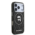 Karl Lagerfeld Karl Lagerfeld iPhone 17 Pro/iPhone 18 Pro Handyhülle MagSafe IML Karl-Kopf-Logo - Schwarz