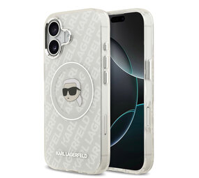 Karl Lagerfeld Karl Lagerfeld iPhone 17 Back-Cover hul - MagSafe - IML Karl Head Logo - Grau Karl Lagerfeld Karl Lagerfeld iPhone 17 Back-Cover hul - MagSafe - IML Karl Head Logo - Grau