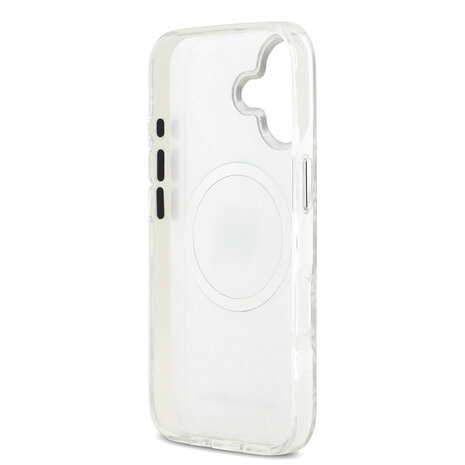 Karl Lagerfeld Karl Lagerfeld iPhone 17 Backcover hoesje - MagSafe - IML Karl Head Logo - Grijs