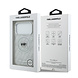 Karl Lagerfeld Karl Lagerfeld iPhone 17 Pro Max Back cover case - MagSafe - IML Karl Head Logo - Grey