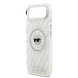 Karl Lagerfeld Karl Lagerfeld iPhone 17 Air Backcover hoesje - MagSafe - IML Karl Head Logo - Grijs