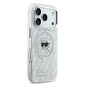 Karl Lagerfeld Karl Lagerfeld iPhone 17 Pro/iPhone 18 Pro Handyhülle MagSafe IML Karl-Kopf-Logo - Grau