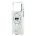 Karl Lagerfeld Karl Lagerfeld iPhone 17 Pro/iPhone 18 Pro Handyhülle MagSafe IML Karl-Kopf-Logo - Grau