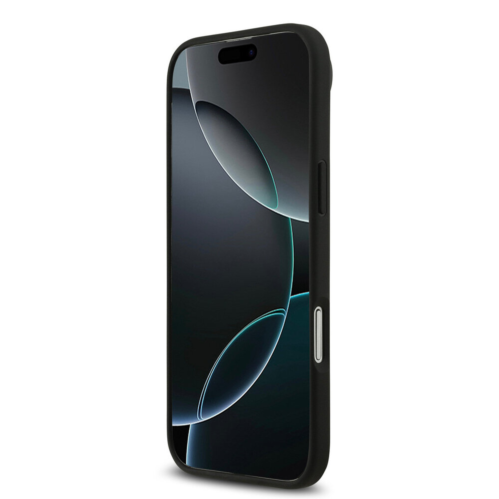 Mercedes-Benz Mercedes-Benz iPhone 17 Air Back cover case - Genuine Leather - Magsafe - Laurel Leaves and Stripes - Black Mercedes-Benz Mercedes-Benz iPhone 17 Air Back cover case - Genuine Leather - Magsafe - Laurel Leaves and Stripes - Black