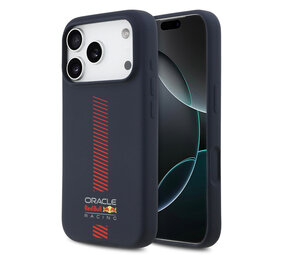 Red Bull Racing Red Bull Racing iPhone 17 Pro Back-Cover hul - MagSafe - Liquid Silicone - Powerbar - Navy
