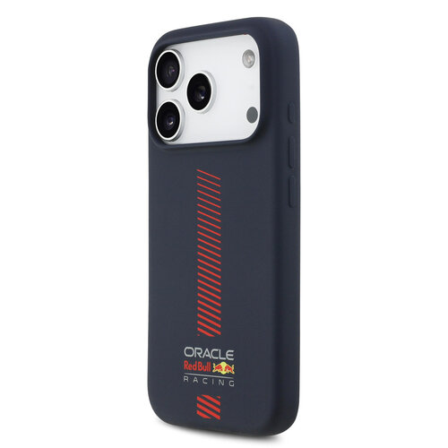 Red Bull Racing Red Bull Racing iPhone 17 Pro/iPhone 18 Pro Coque arrière MagSafe Silicone liquide Powerbar - Bleu marine