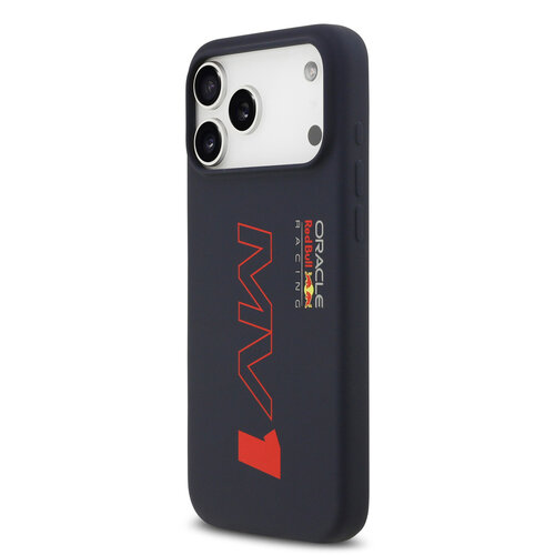 Red Bull Racing Red Bull Racing iPhone 17 Pro Max/iPhone 18 Pro Max Coque arrière MagSafe Silicone liquide MV1 - Bleu marine