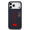 Red Bull Racing Red Bull Racing iPhone 17 Pro Max/iPhone 18 Pro Max Coque arrière MagSafe Silicone liquide MV1 - Bleu marine