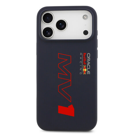 Red Bull Racing Red Bull Racing iPhone 17 Pro Max Backcover hoesje - MagSafe - Liquid Silicone - MV1 - Navy