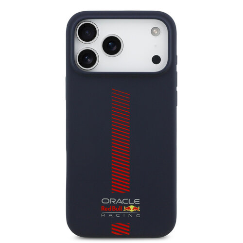 Red Bull Racing Red Bull Racing iPhone 17 Pro Max/iPhone 18 Pro Max Coque arrière MagSafe Silicone liquide Powerbar - Bleu marine