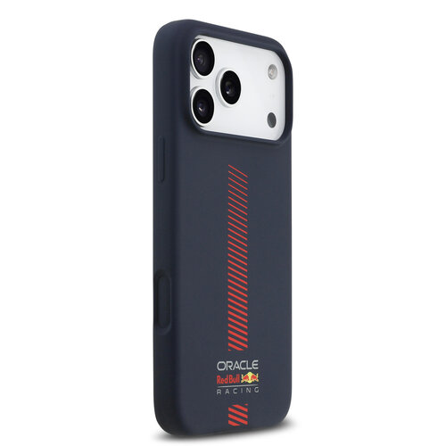 Red Bull Racing Red Bull Racing iPhone 17 Pro Max/iPhone 18 Pro Max Coque arrière MagSafe Silicone liquide Powerbar - Bleu marine