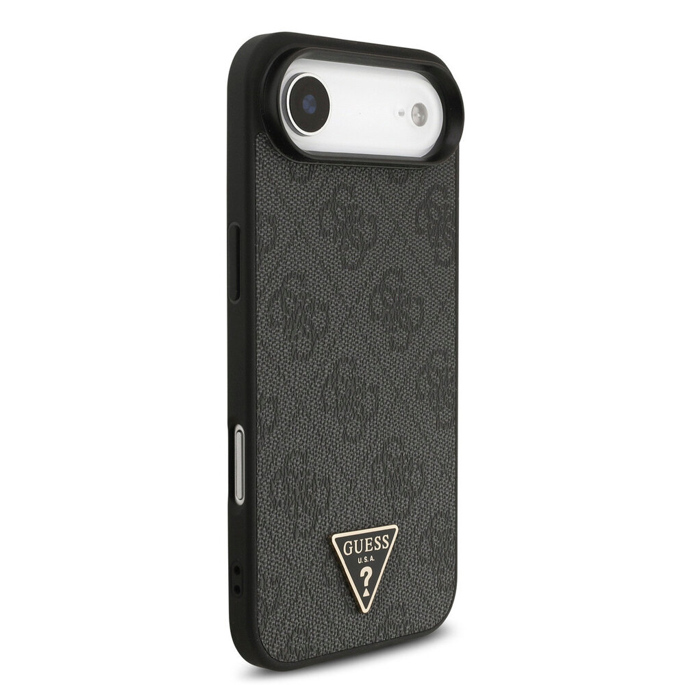 Guess Guess iPhone 17 Air Back cover case - MagSafe - 4G Triangle Logo - Pearl Strap - Black Guess Guess iPhone 17 Air Back cover case - MagSafe - 4G Triangle Logo - Pearl Strap - Black