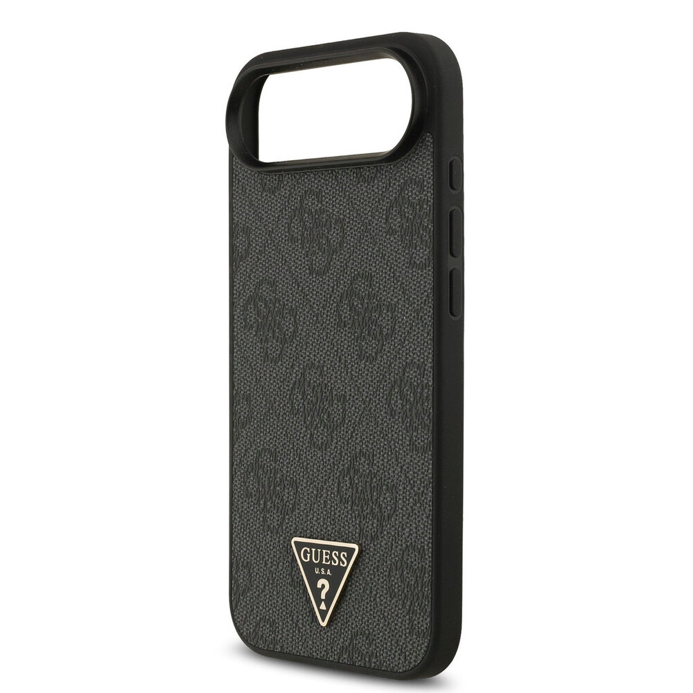 Guess Guess iPhone 17 Air Back-Cover hul - MagSafe - 4G Triangle Logo - Pearl Strap - Schwarz Guess Guess iPhone 17 Air Back-Cover hul - MagSafe - 4G Triangle Logo - Pearl Strap - Schwarz