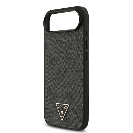 Guess Guess iPhone 17 Air Back cover case - MagSafe - 4G Triangle Logo - Pearl Strap - Black Guess Guess iPhone 17 Air Back cover case - MagSafe - 4G Triangle Logo - Pearl Strap - Black