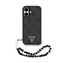 Guess iPhone 17 Back cover coque - MagSafe - 4G Triangle Logo - Pearl Strap - Noir Guess iPhone 17 Back cover coque - MagSafe - 4G Triangle Logo - Pearl Strap - Noir