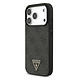 Guess Guess iPhone 17 Pro Back cover case - MagSafe - 4G Triangle Logo - Pearl Strap - Black