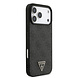 Guess Guess iPhone 17 Pro Max Back-Cover hul - MagSafe - 4G Triangle Logo - Pearl Strap - Schwarz